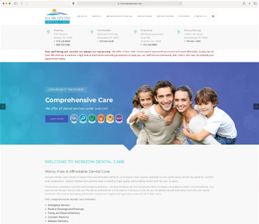 Horizon Dental Website